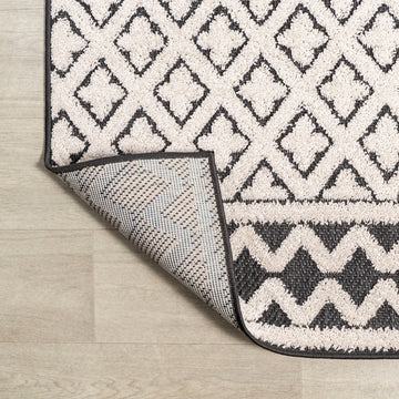 Ormond High-low Modern Trellis Geometric Area Rug